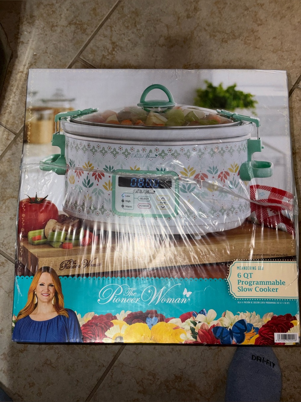 Pioneer Woman ~ MEANDERING GEO ~ 6 Quart ~ Digital ~ Slow Cooker ~ Crock Pot